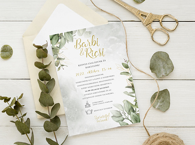 Wedding invitation design graphic graphic design invitation print wedding