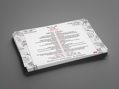 Zabhegyező Brasserie & Brunch - Menu design graphic graphic design menu menu design print restaurant