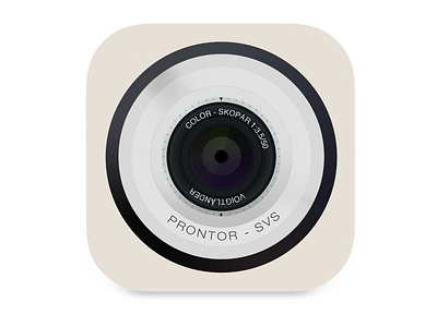 Camera icon illustration app apple apps camera detail icon illustration ios iphone photo