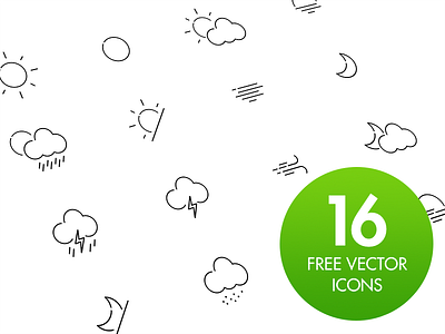 Free Weather Icon Set