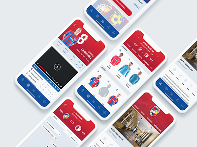 Viktoria Pilsen FC | Mobile app by Lukas Oslzla on Dribbble