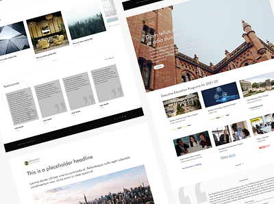 Eruditus Landing Page Explorations design landing page ui ux web design