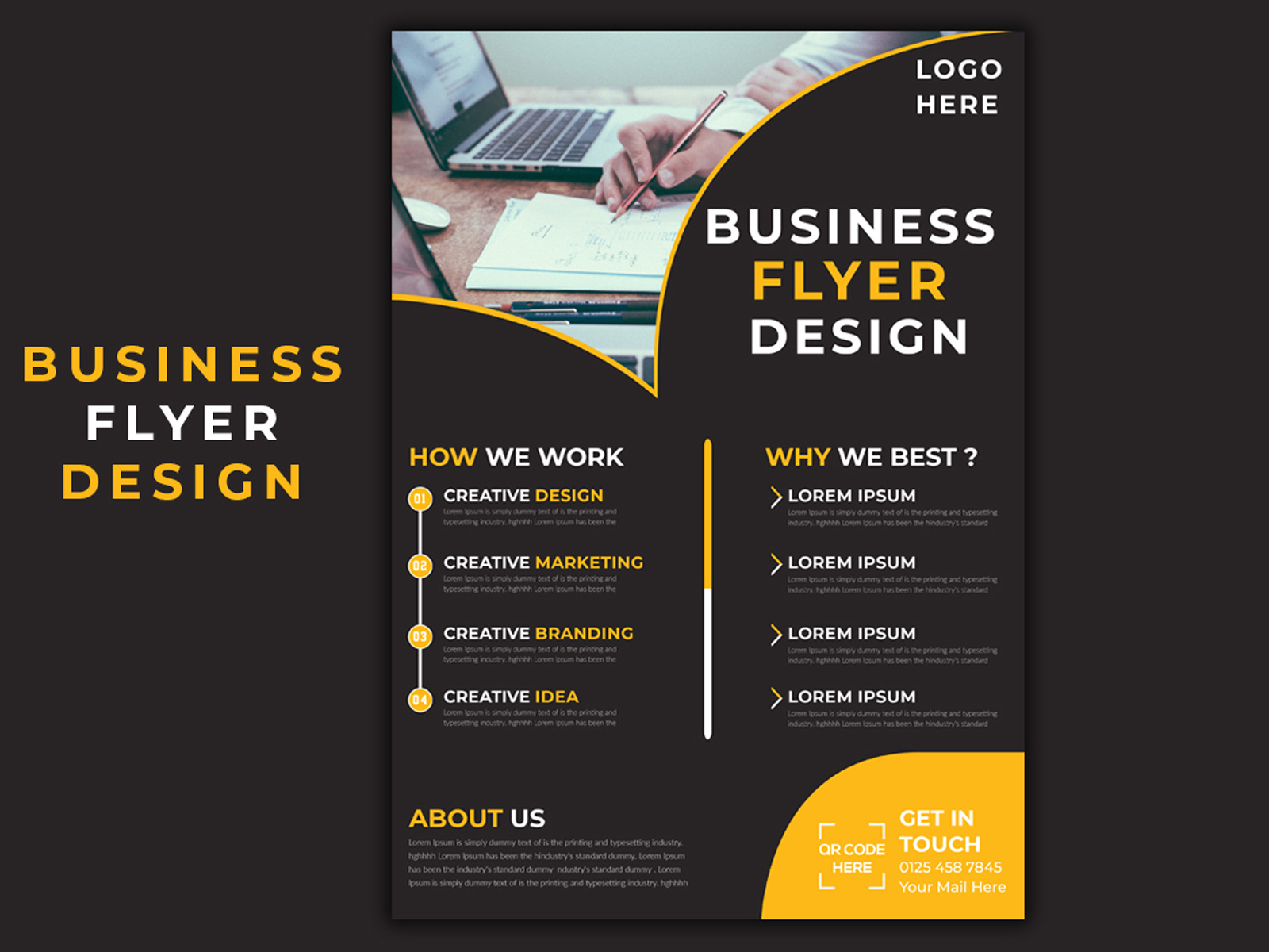 Business Flyer Design Template by Rasel #39 s Design on Dribbble Business Flyer Design Template by Rasel #39 s Design on Dribbble