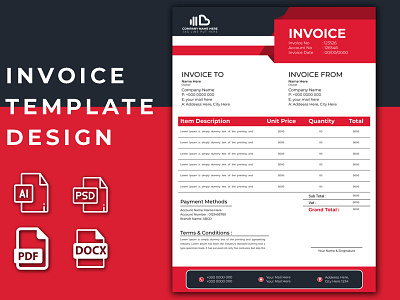 Invoice Template Design