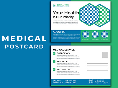 Medical Postcard Template