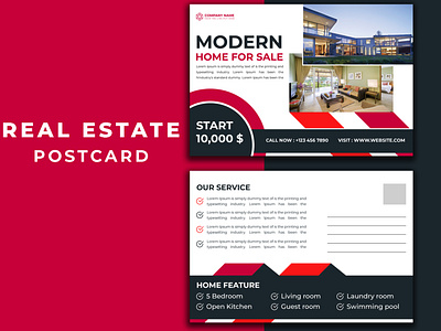 Real Estate Postcard Template