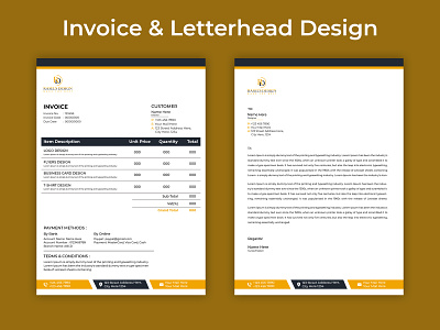 Invoice & Letterhead Template