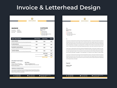 Minimal Invoice & Letterhead Template