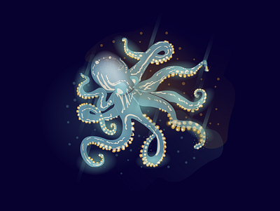 Octopus graphicdesign illustration ocean oceans octopus vector