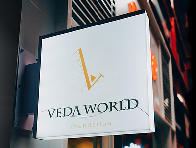 Logo " Veda World" brand branding branding design illustrations logo logobrand logos logotype