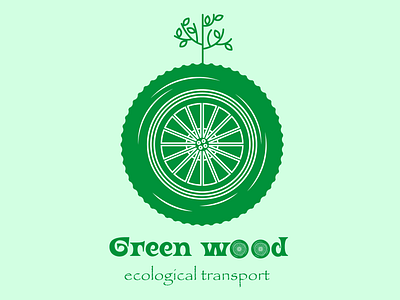 Green wood Logotype