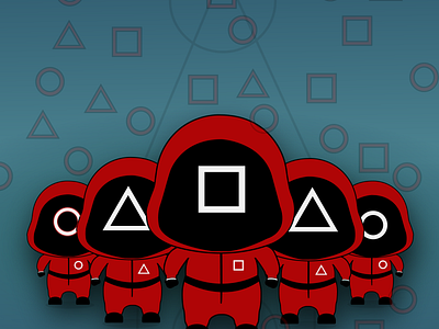 A squid game branding design graphicdesign illustration logo space star vector