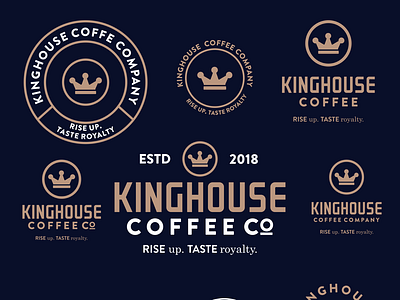 KINGHOUSE COFFEE LOGO DESIGN brand brand identity brand identity design branding branding graphic design coffe coffeelogo design graphic design logo logo design logodesign