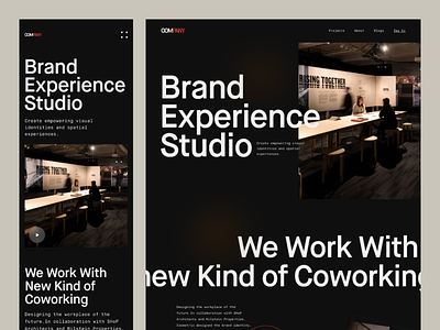 COMPANY - Creative Agency(mobile version) agency agency website animation design design agency dribbble interface landing page minimal mobile app mobile responsive motion saidul islam typography ui design uiux uxdesign web website design