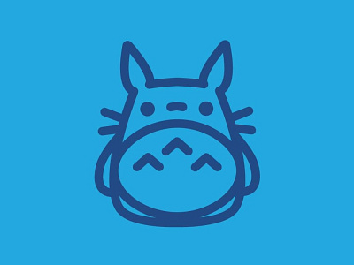 Day 3 - Totoro - 100 Icons Daily 100days design ghibli icon illustration leeayr logo minimal totoro vector