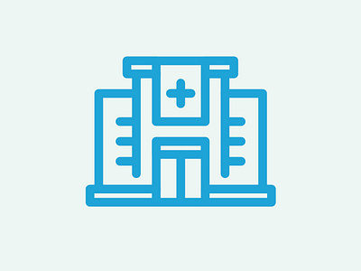 Day 11 - Hospital - 100 Icons Daily 100days design hospital icon illustration leeayr logo minimal vector