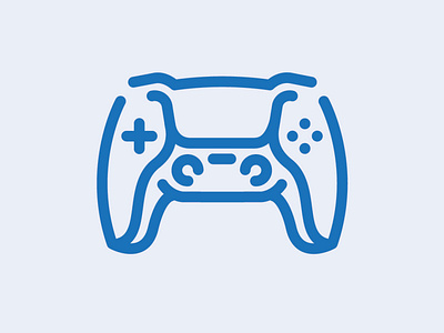 Day 19 - Video games - 100 Icons Daily 100days design icon illustration leeayr logo minimal ps5 vector videogames