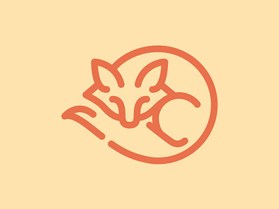 Day 20 - Fox - 100 Icons Daily 100days animals design fox icon illustration leeayr logo minimal vector