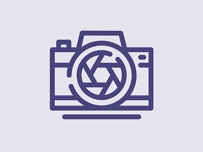 Day 63 - Camera - 100 Icons Daily 100days camera design icon illustration leeayr logo minimal photography vector