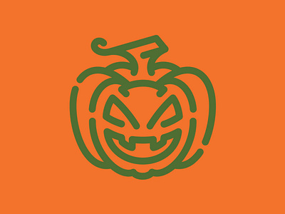 Day 78 - Pumpkin 100 Icons Daily 100days design icon illustration leeayr minimal pumpkin vector