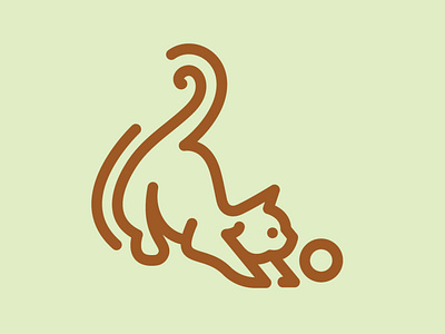 Day 91 - Cat 100 Icons Daily 100days cat design feline icon illustration leeayr logo minimal vector