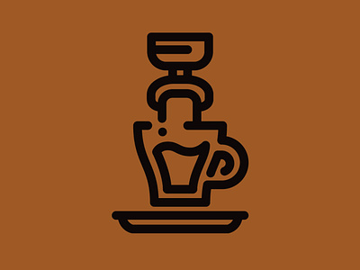 Day 92 - Espresso 100 Icons Daily 100days coffee design espresso icon illustration leeayr logo minimal vector