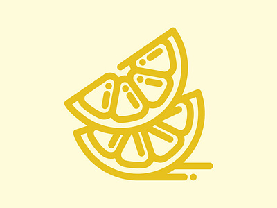 Day 96 - Lemon 100 Icons Daily 100days design fruit icon illustration leeayr lemon logo minimal vector