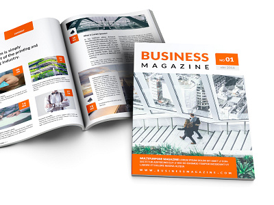 Business Magazine template