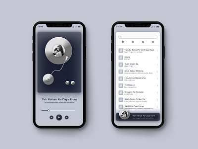 Music app UI ui