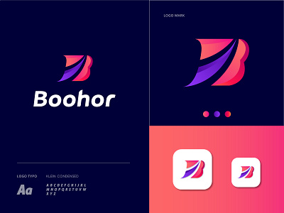 Boohor brand and identity branding design designer flat gfx icon logo logo animation logo type logodesign logodesigner vector