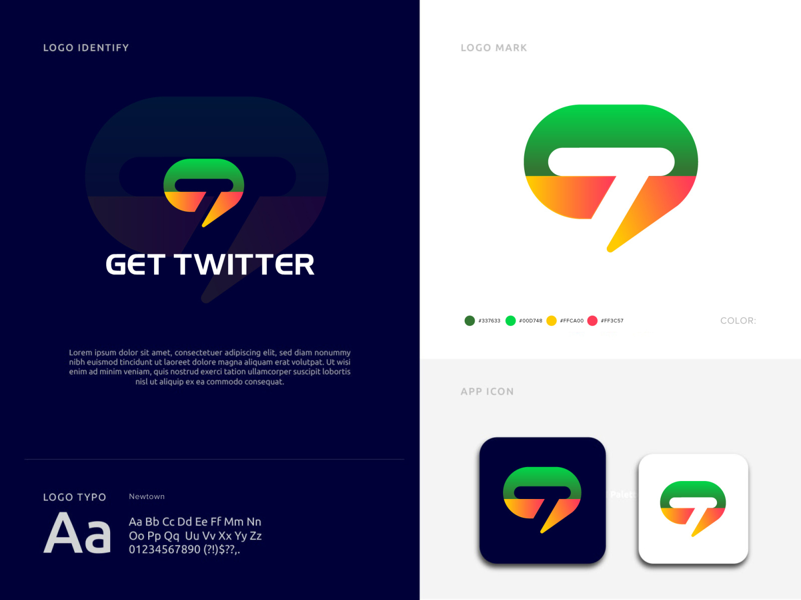 Get Twitter Logo Design by Mithun cy on Dribbble