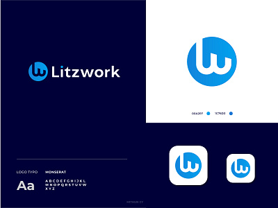 Litz work brand and identity business logo company logo gfx graphicdesign logo logo type logodesigner vector website website logo