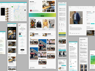 LOCUS Preview ecommerce minimal mobile platform product design shopping simple ui web app