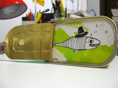 Untilted artwork canned sardine