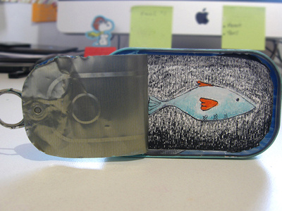 Untilted artwork canned sardine