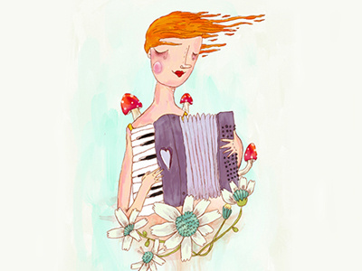 Untilted acordeon de flower jader love melo music musique