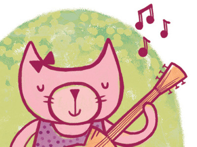 Sophie's Cat cat girl guitar music