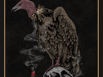 vulture animation illustration