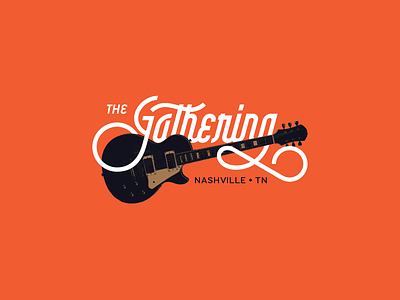 The Gathering Conference - Nashville 2020 conference design conference logo event branding guitar logo typography