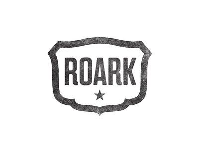 Roark Design Co. Shield badge logo shield