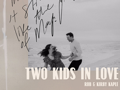 Two Kids In Love art director branding design illustration lettering music album music art photograhy