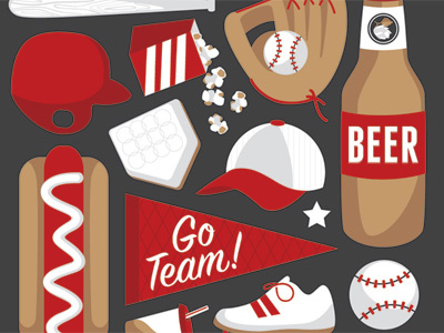 Baseball baseball illustration vector