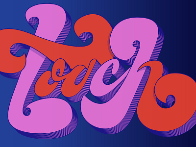 Touch Lettering design designer groovy illustration lettering type typography