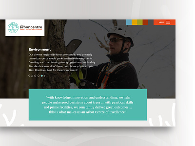 Arbor Centre – homepage arbor brand identity design roots tree ui web deisgn