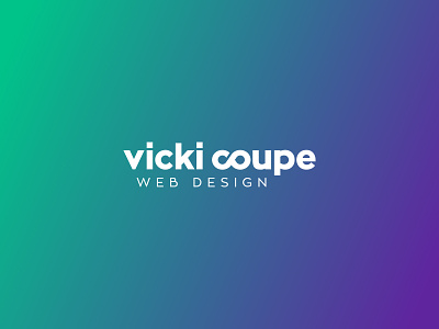 Vicki Coupe – logo infinity logo logo design logotype web designer web developer wordmark