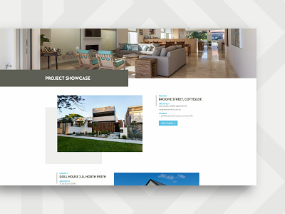 Kelvin Brooks Building – website, showcase page b brand identity design clean home builder k sophisticated ui web design