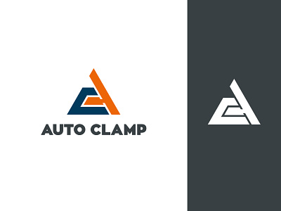 Auto Clamp – logo ac clamp logo design monogram triangle