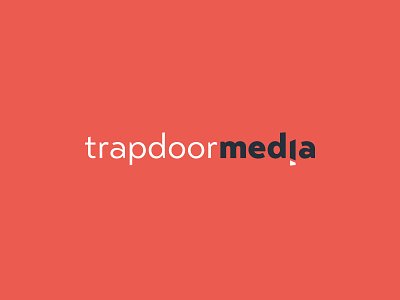 Trapdoor Media – logo ! door exclaim exclamation logo design media trapdoor