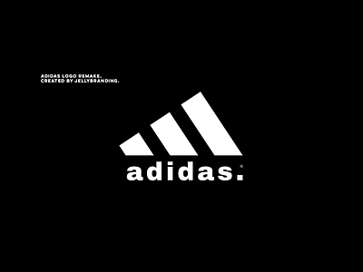 Adidas Logo Remake. branding design icon logo vector