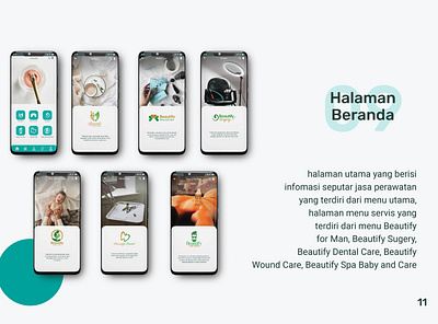 Beautify Indonesia Mobile App User Interface Design app design graphic design mobile mobile app mobile app design mobile design mobile ui ui userinterface ux